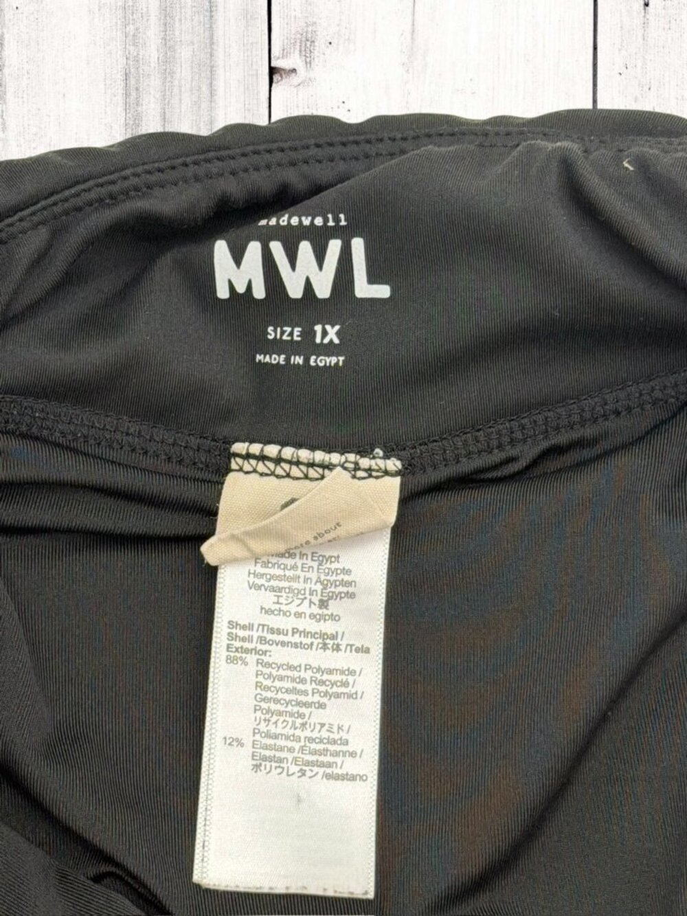 Madewell MWL Bloomers Black Athletic‎ Shorts 1X - Picture 2 of 5